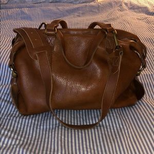 Madewell brown leather crossbody purse Kensington